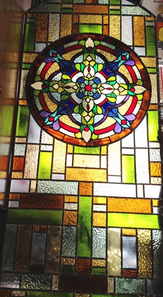 carson door stained Glass