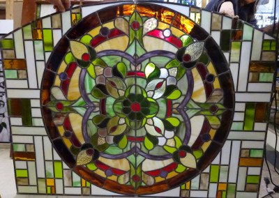 carson transom stained glass