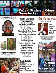 Dec 2016 Newsletter - Tulsa Stained Glass