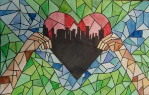 2017 city heart - stained glass project